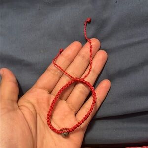 Red Braided Bracelet